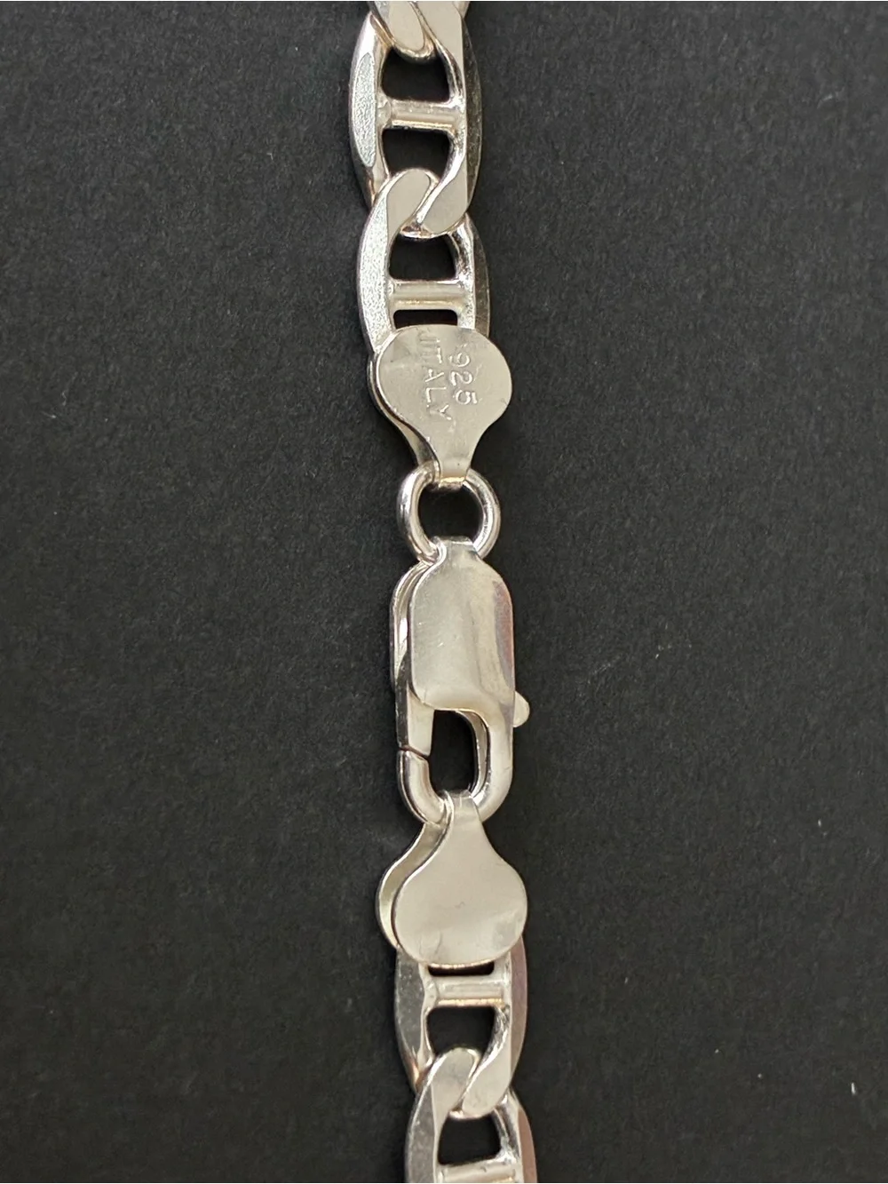 925 Sterling  Silver Chain 24” 7.7mm